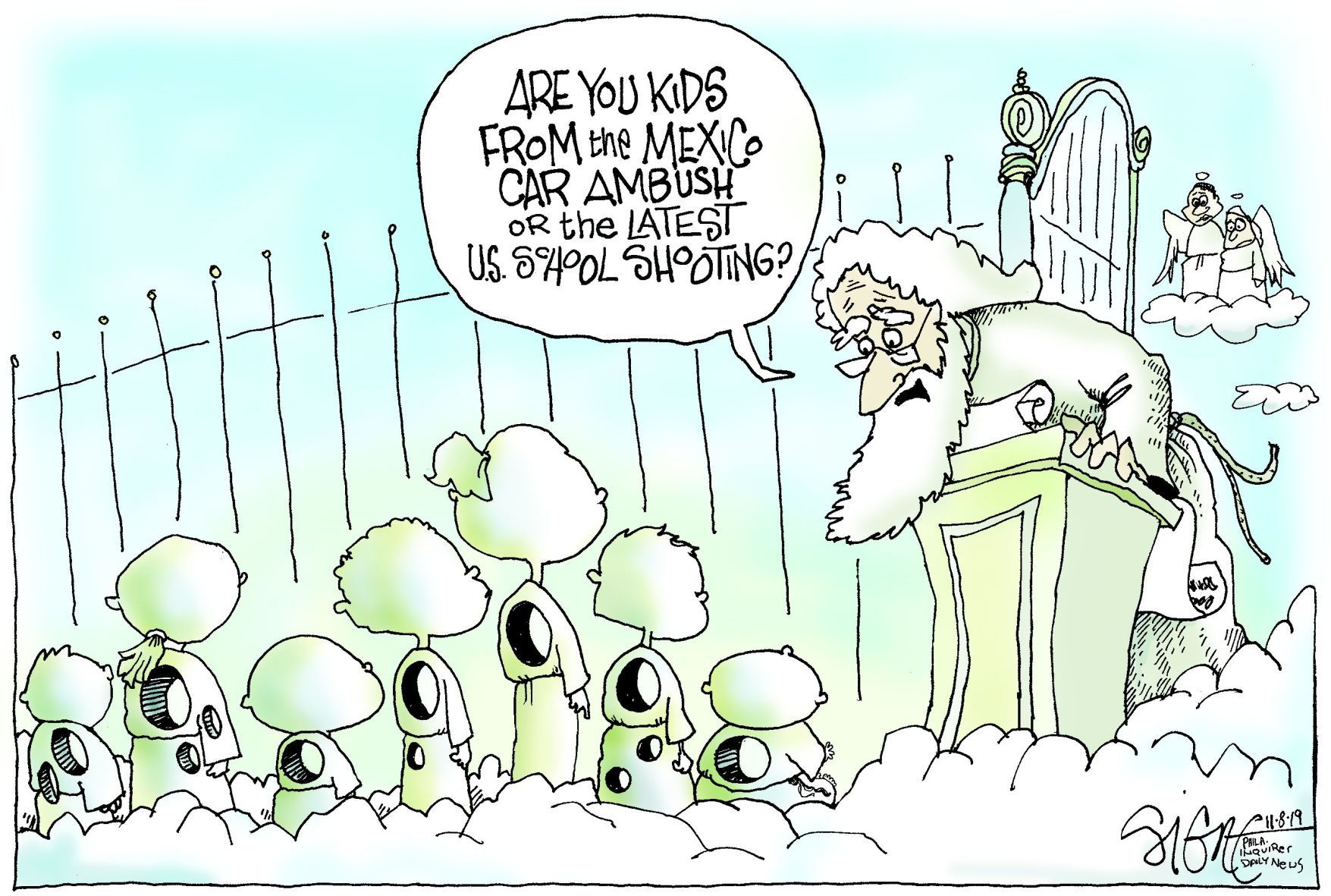 Signe Wilkinson editorial cartoon